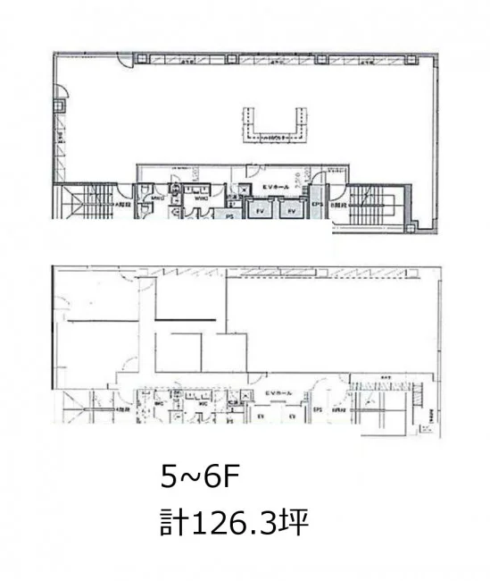 アパ三田芝公園駅前ビル 5 フロア図面 1