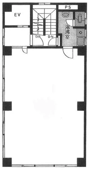 西新橋小川ビル 3 フロア図面 1