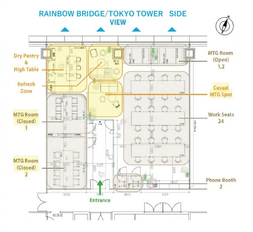 トレードピアお台場 19 A フロア図面 24