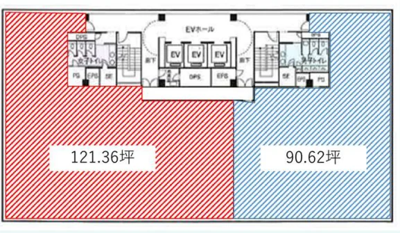 グリーンプレイス蒲田ビル 4 フロア図面 1