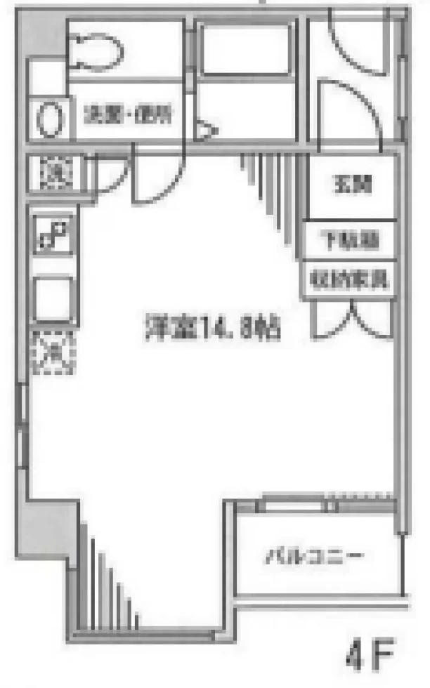 イイダアネックス7ビル 4 フロア図面 1