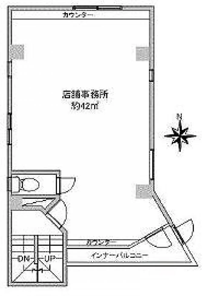 富岡ビル 3 フロア図面 3