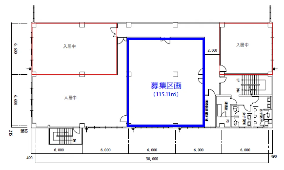 桜新町2丁目ビル 3 フロア図面 5
