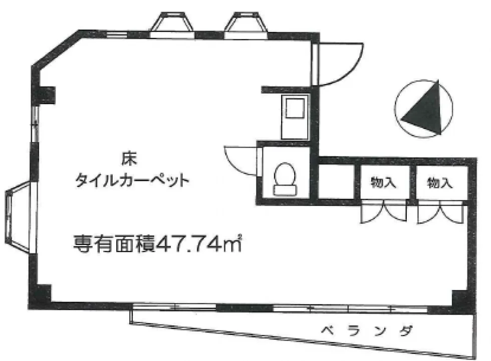 増田ビル 3 フロア図面 1