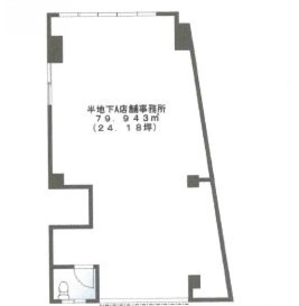 グレース横根 A B1 フロア図面 1