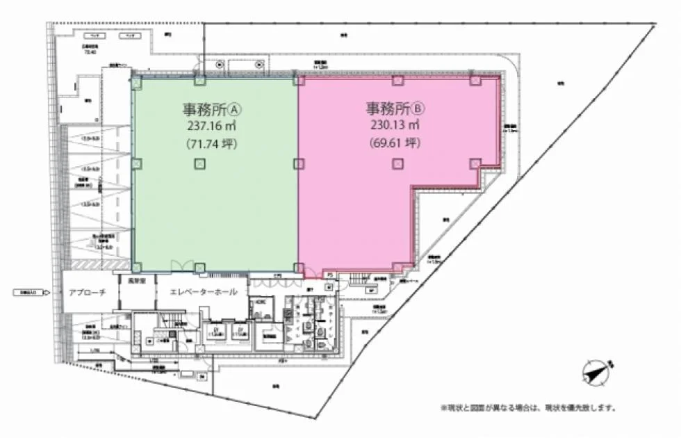 睦ビル二子玉川 1 フロア図面 1