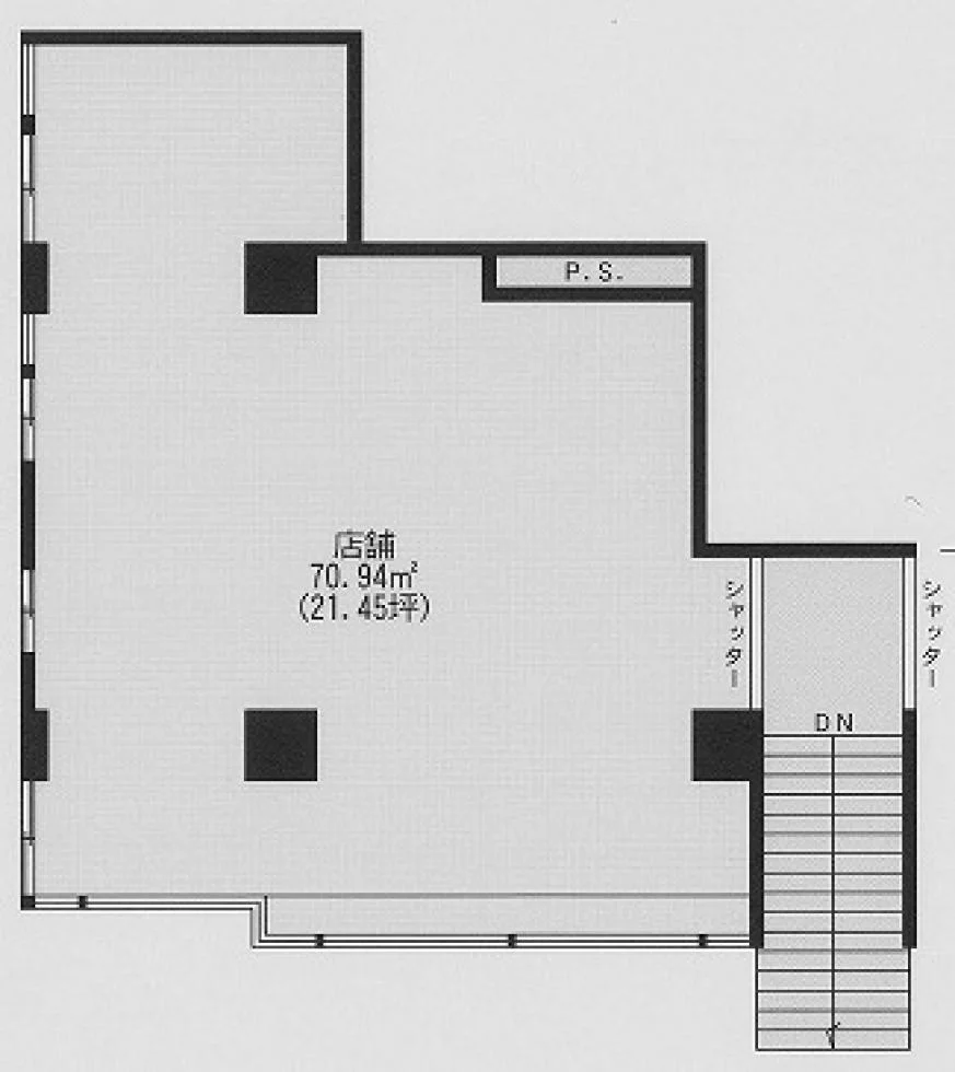 ジョイ尾山台ビル 2 フロア図面 1
