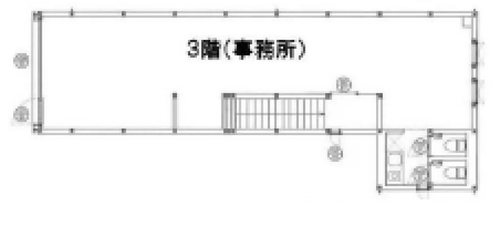 HAMAYAビル 3 フロア図面 1