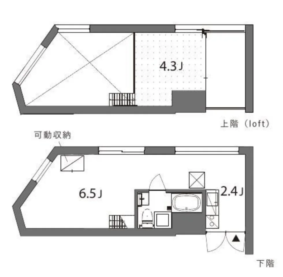 yh bldg.(ワイエイチビルディング) 2 フロア図面 5