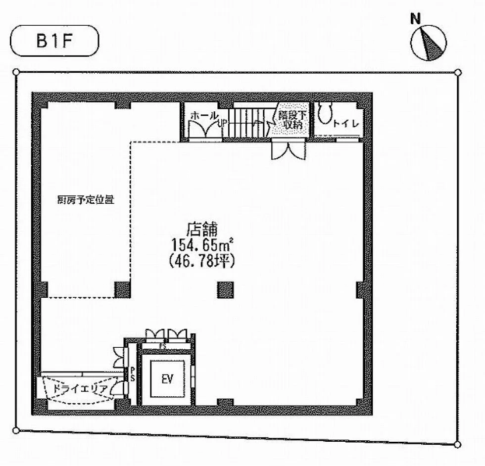 T’S BRIGHTIA下北沢 1 フロア図面 1