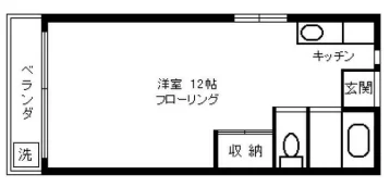 コンサーム等々力A館 3 フロア図面 9