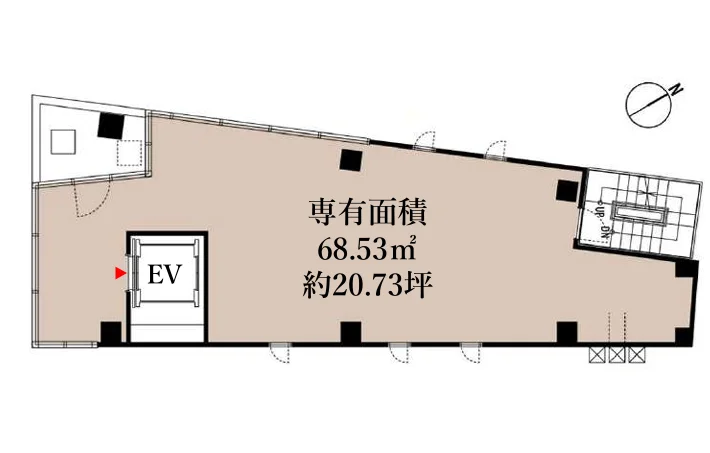 ARISTO下北沢 3 フロア図面 1