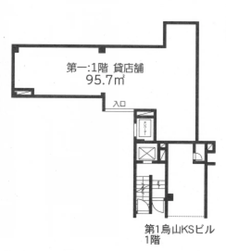 第1烏山KSビル 1 フロア図面 5