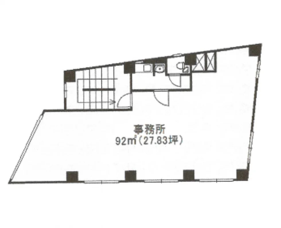 エタニティ大原ビル 1 フロア図面 1