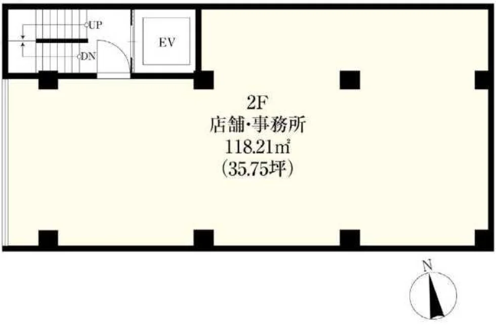 第1小山ビル 2 フロア図面 1