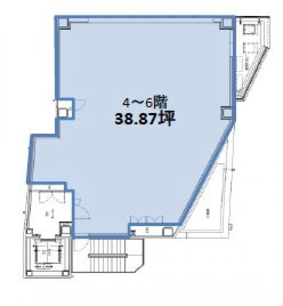 桜新町クリニックモール 4 フロア図面 5