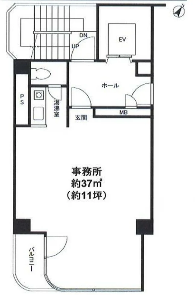 シャルムイシクラビル 8 フロア図面 1