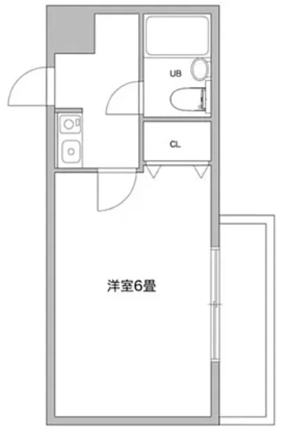 ちとふな駅前ビル 4 フロア図面 1