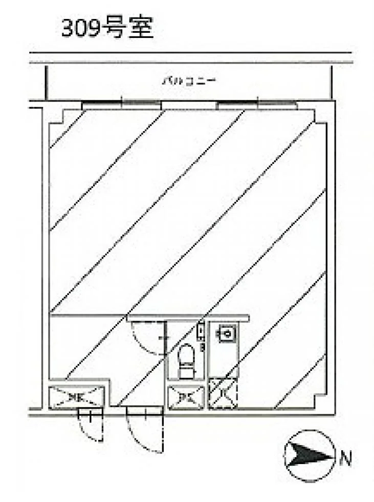 第5スカイビル 3 フロア図面 1