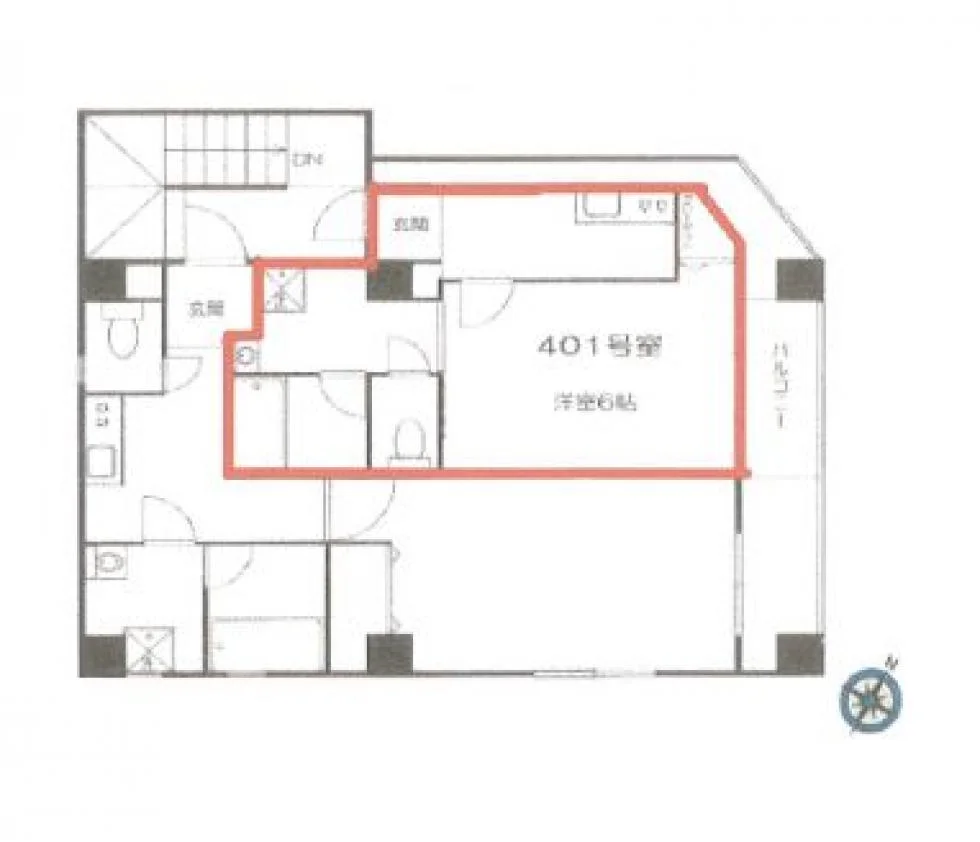 Ark Place EBISU 4 フロア図面 1