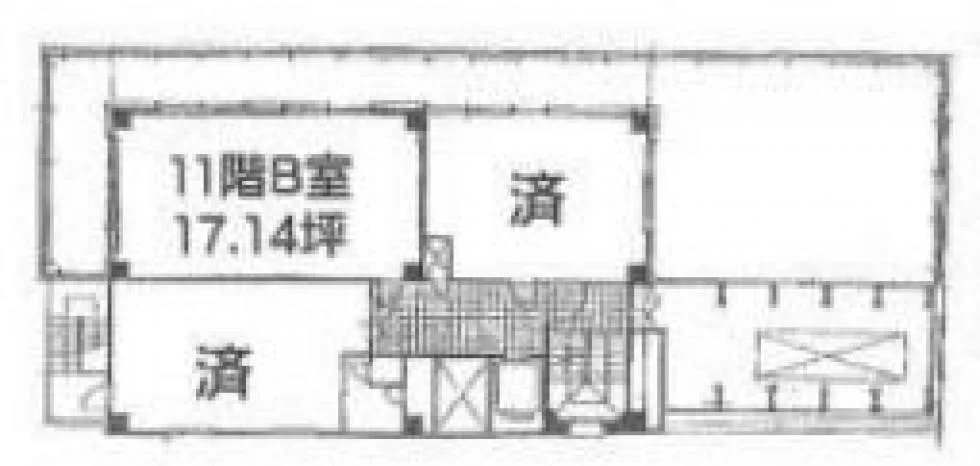 ビジネスヴィップ渋谷道玄坂坂本ビル(ビジネスVIP道玄坂渋谷坂本ビル) 11 フロア図面 9