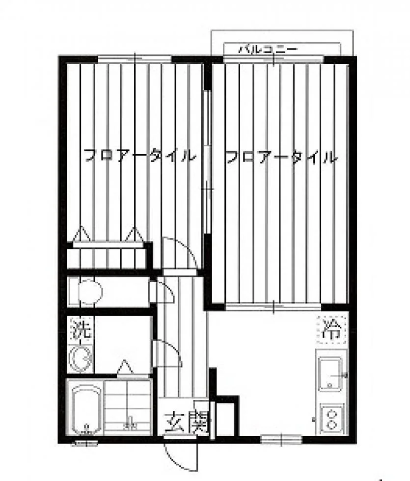 カーム神宮前ビル 2 フロア図面 3