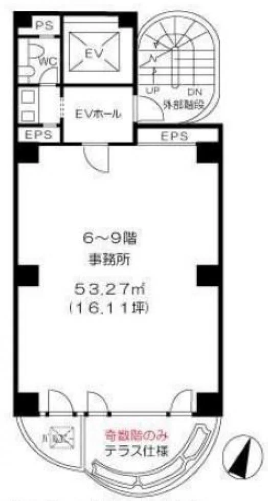 SNT渋谷ビル 10 フロア図面 9