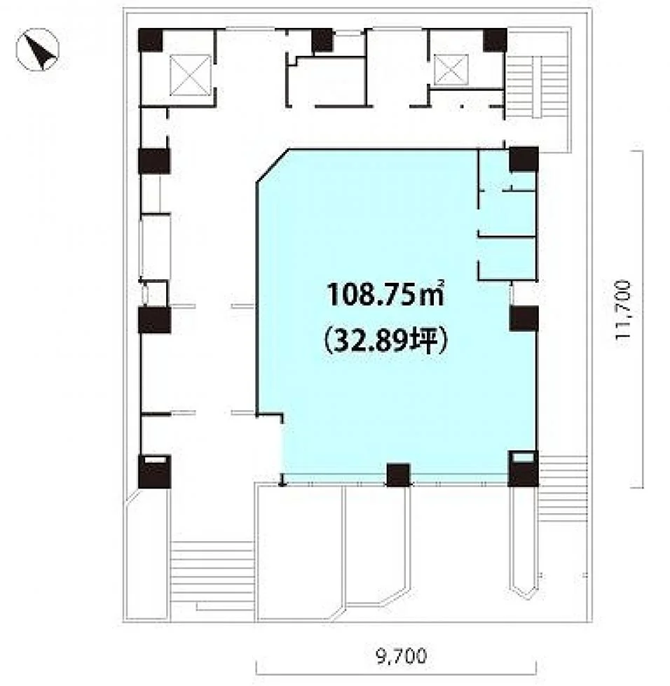 OZAWA BUILDING(オザワビルディング) 1 フロア図面 7
