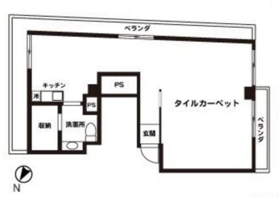 徳力ビル 4 フロア図面 5