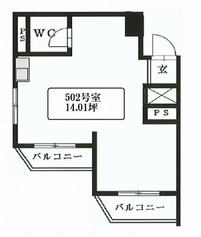 三船ビル 5 フロア図面 6