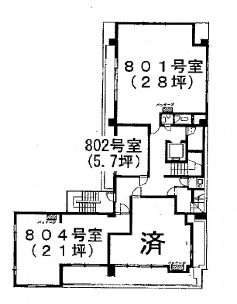サンポウ綜合ビル 8 フロア図面 9