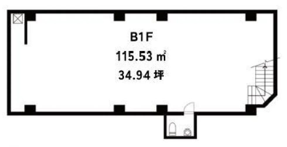 外苑ビル B1 フロア図面 5
