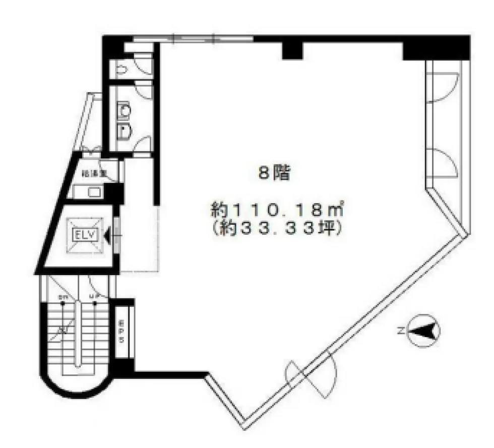 若葉西ビル 8 フロア図面 5
