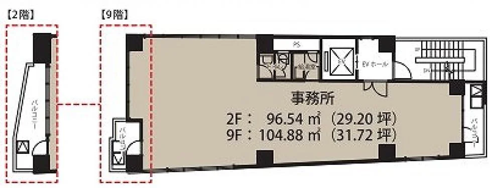 新栄宮益ビル 9 フロア図面 9