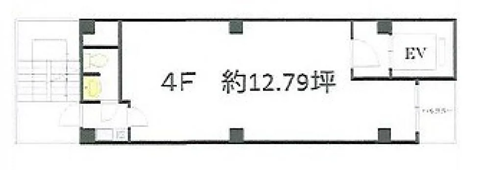 高麗羅(こうらいや)ビル 4 フロア図面 9