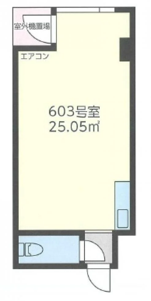 渋谷道玄坂プラザ仁科屋ビル 6 フロア図面 5