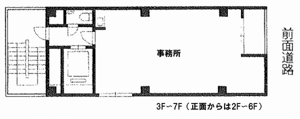 青山TNビル 4 フロア図面 1