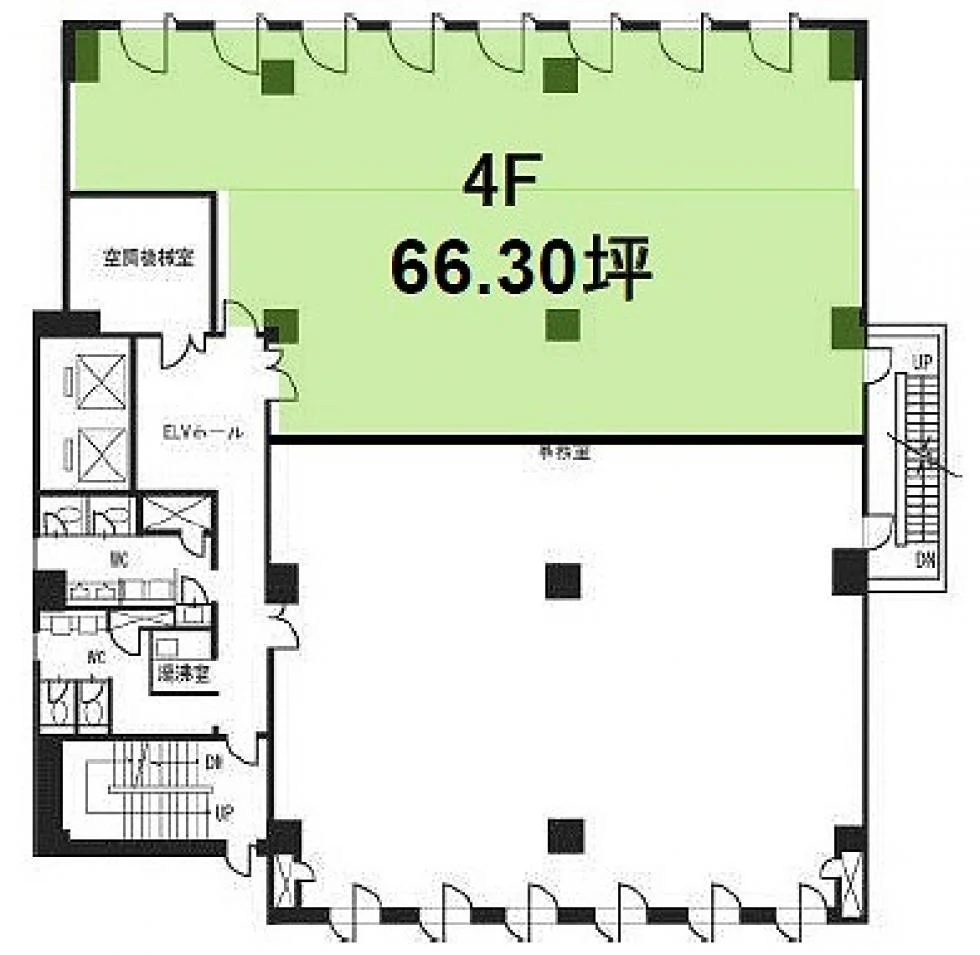 西新宿松屋ビル 4 フロア図面 10