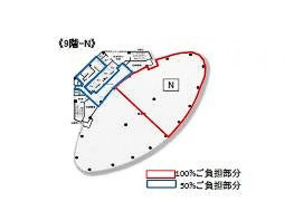 青山オーバルビル 9 フロア図面 9