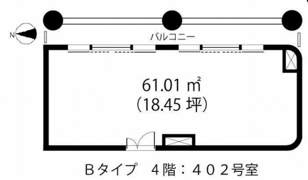 ネオーバビル 4 フロア図面 15