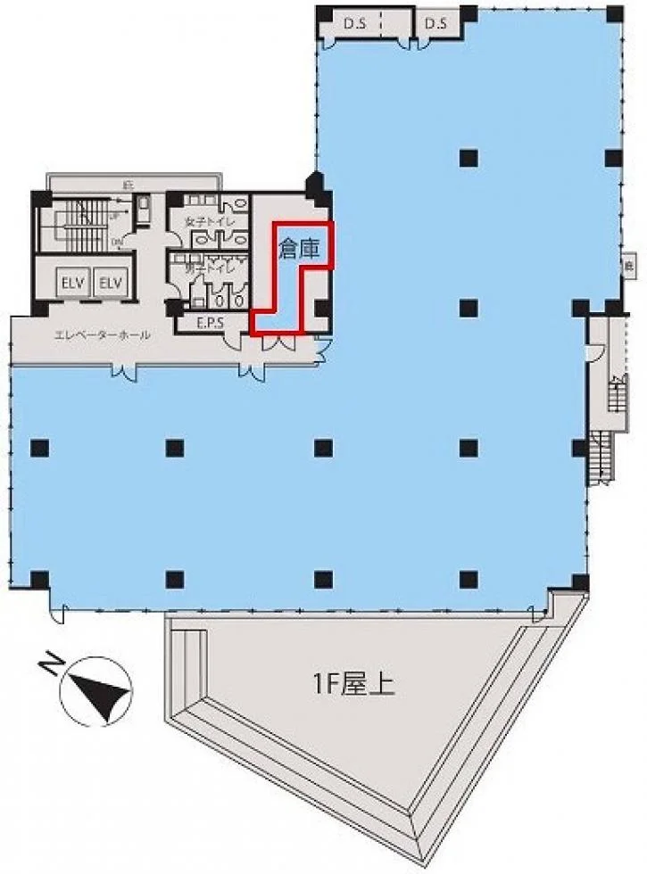 東建長井ビル(東建・長井ビル)ビル 2 フロア図面 9