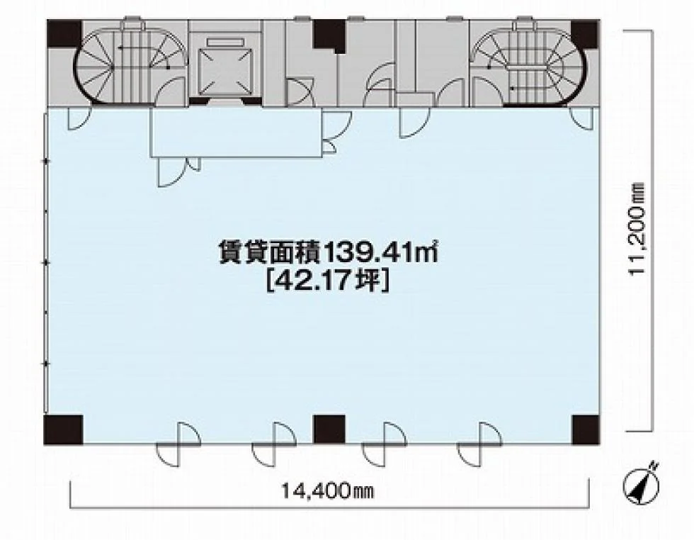イースト渋谷ビル 9 フロア図面 11