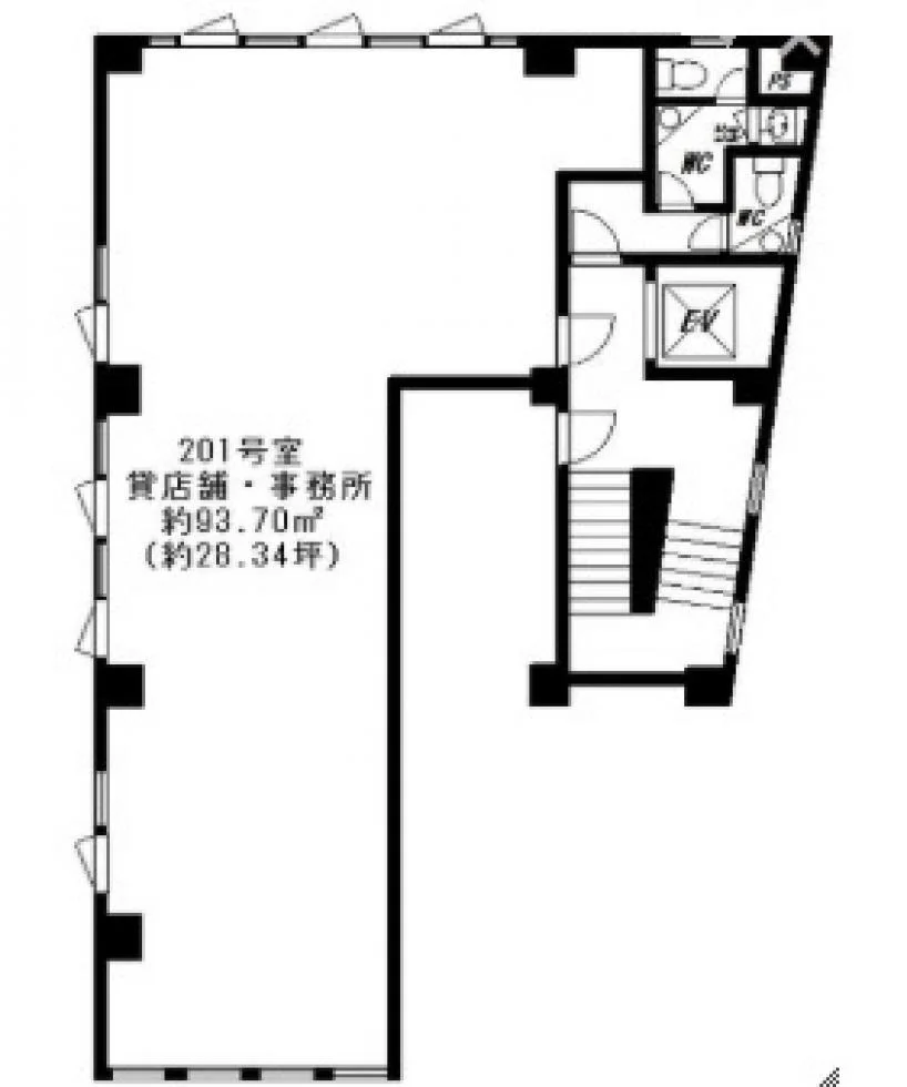 大又建設(大又)ビル 2 フロア図面 6