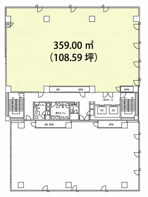 A-PLACE渋谷南平台 2 フロア図面 8