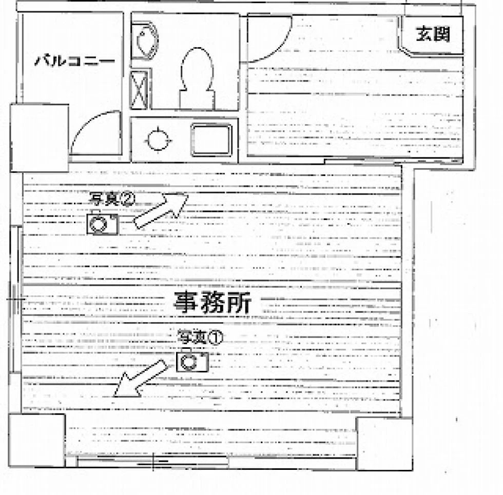 グローリア宮益坂ビル 5 フロア図面 1
