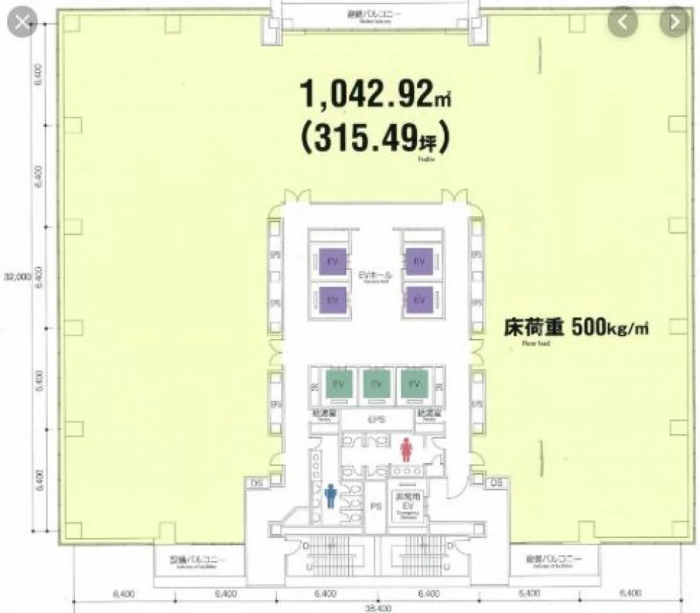 渋谷インフォスタワー 19 フロア図面 10