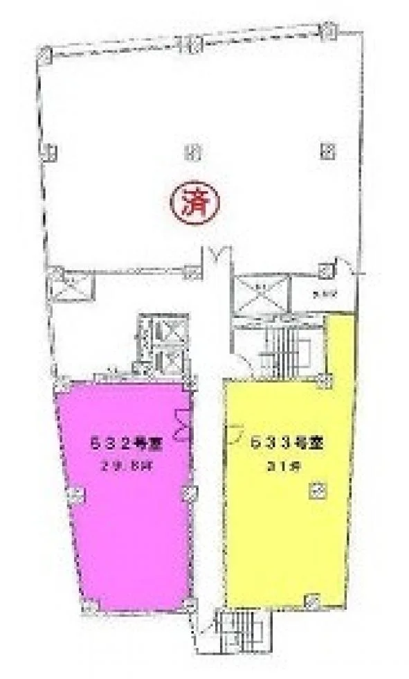 新大宗ビル3号館 5 フロア図面 5