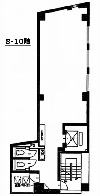 VORT渋谷道玄坂 9 フロア図面 1