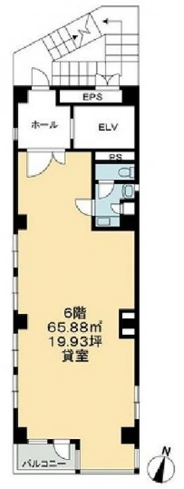ヤナギヤビル 6 フロア図面 5
