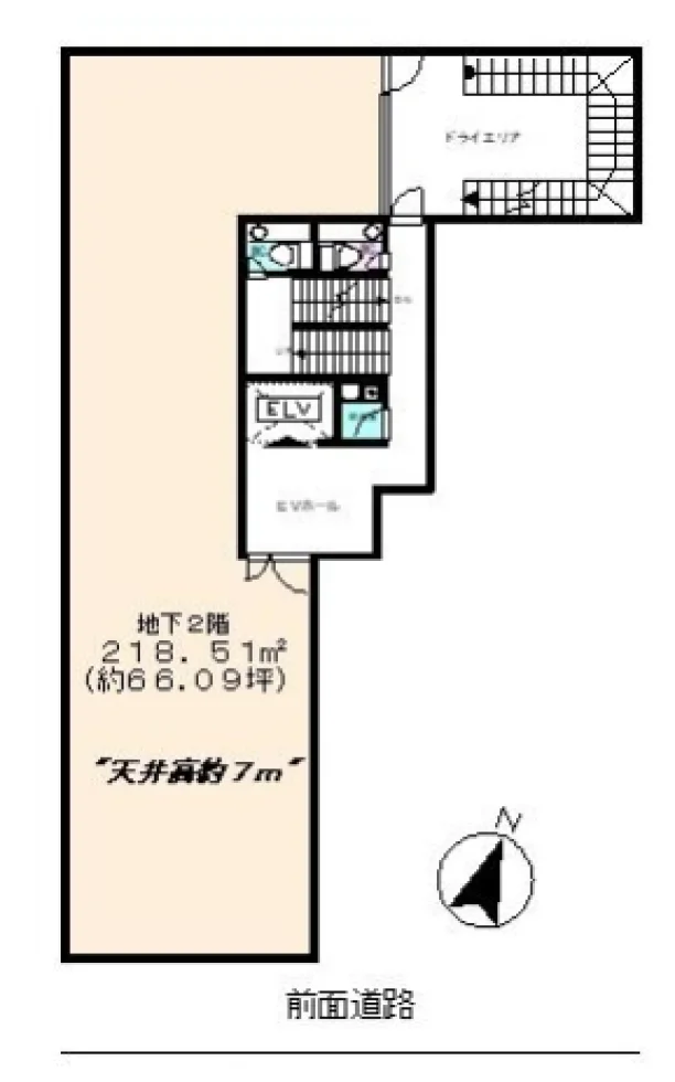 ART-1ビル 2 フロア図面 1